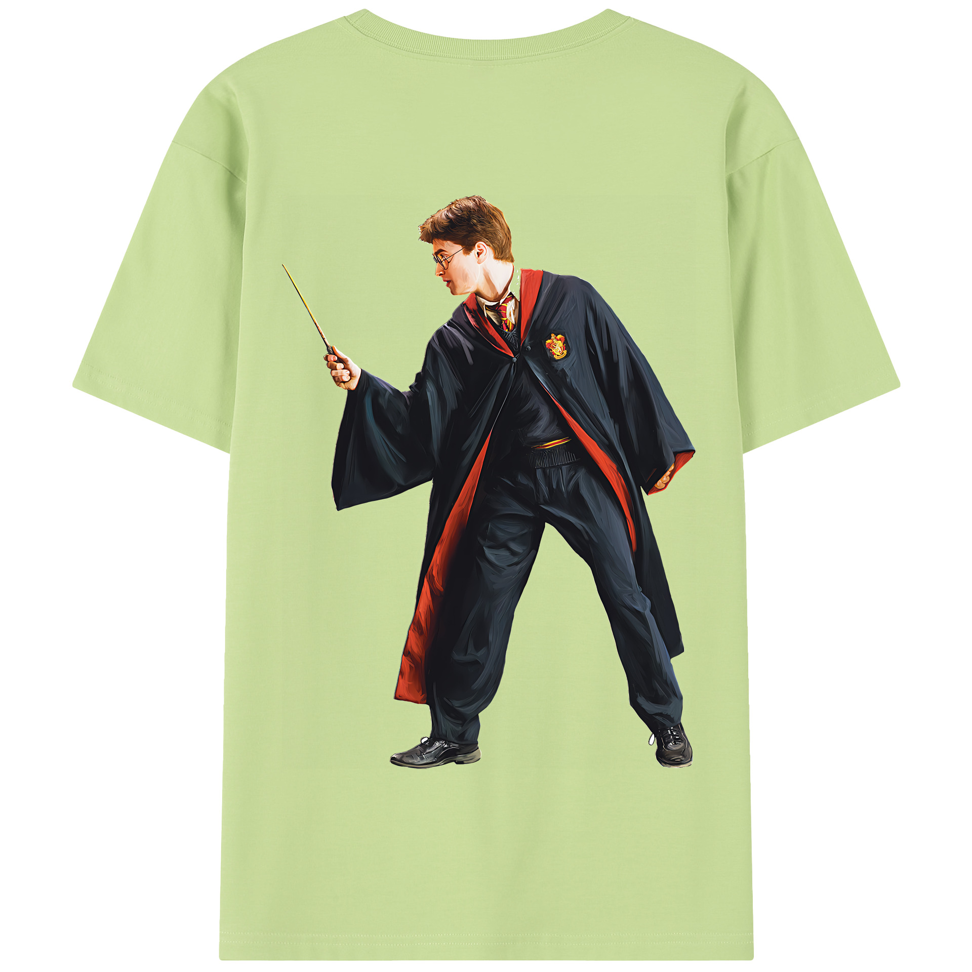 （画像用） Harry Potter ハリー・ポッターシリーズ 綿100％半袖Tシャツ（背面プリント）